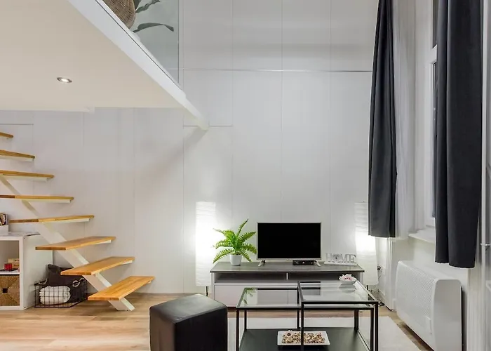 Lejlighed Redesigned Loft In Historic Building Budapest