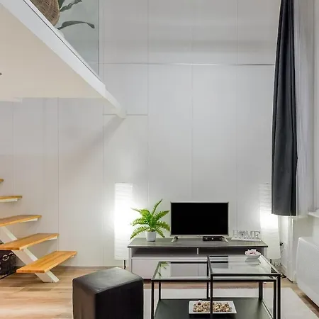 Apartment Redesigned Loft In Historic Building Budapest